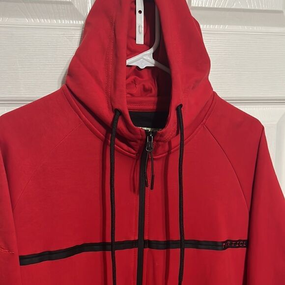 🔥 MAISON ARTICLE PARTICLE TECH Quality Zip Up Hooded Fleece Performance Jacket - Picture 2 of 15